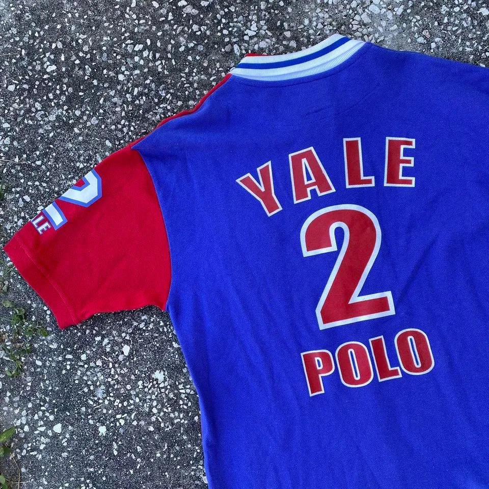 2000s Blokette Oversized Polo Tee (Large)