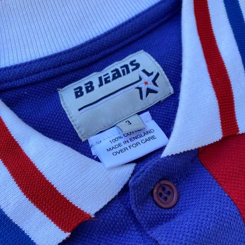 2000s Blokette Oversized Polo Tee (Large)