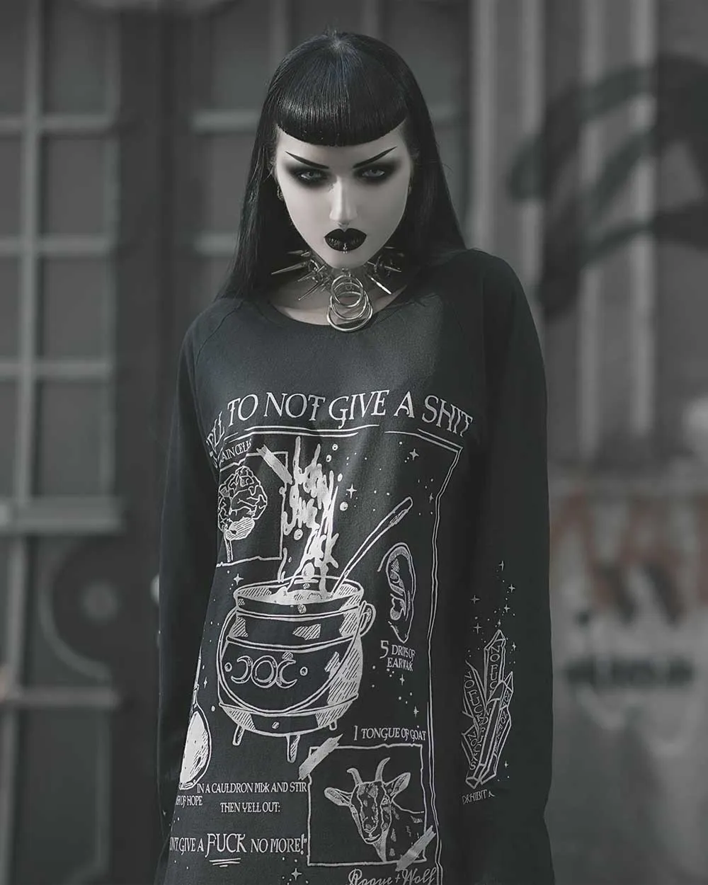 A Spell To Not Give A Sh*t  - Long Sleeve Tee