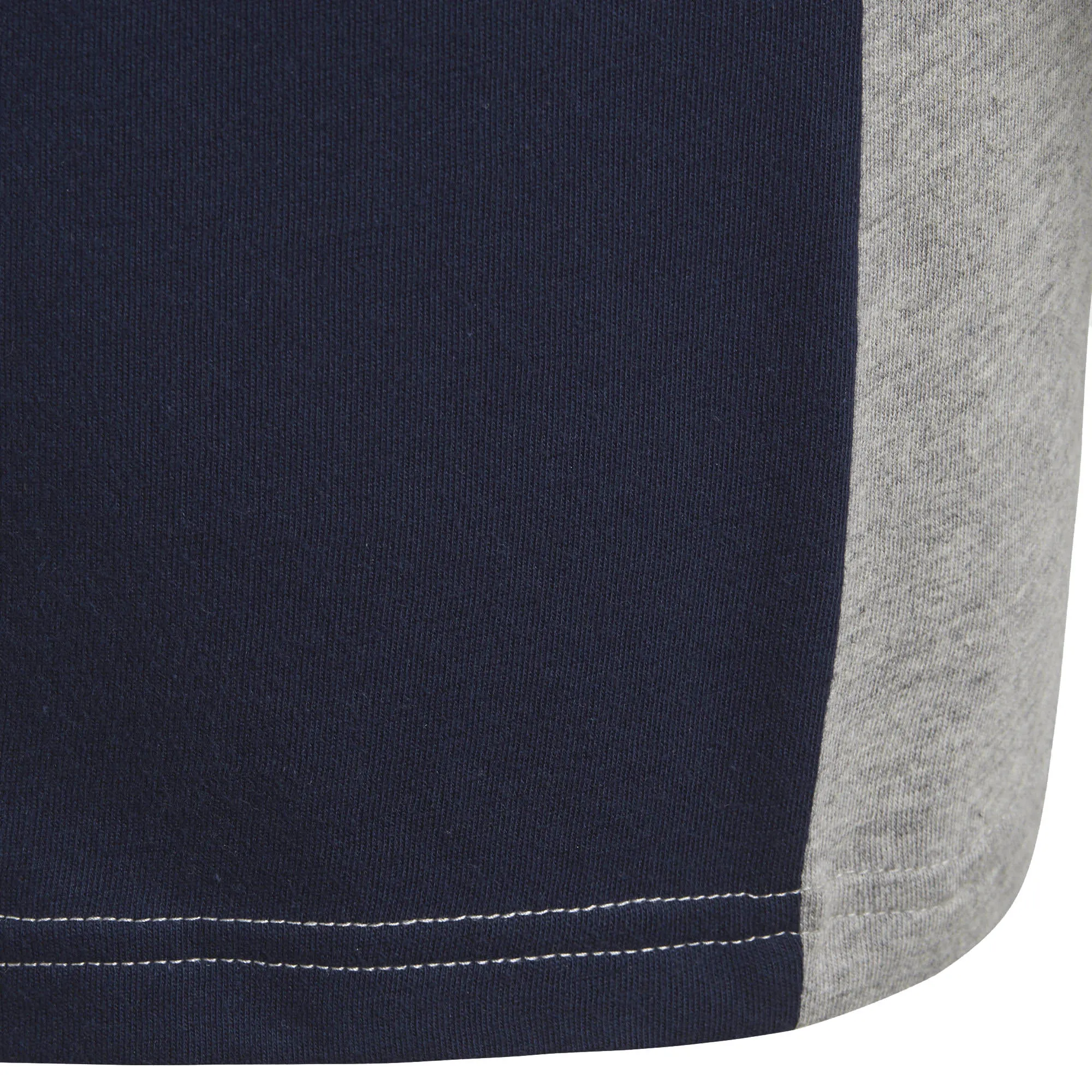 Adidas Originals Youth Fleece Tee Collegiate Navy/Medium Grey Heather/White