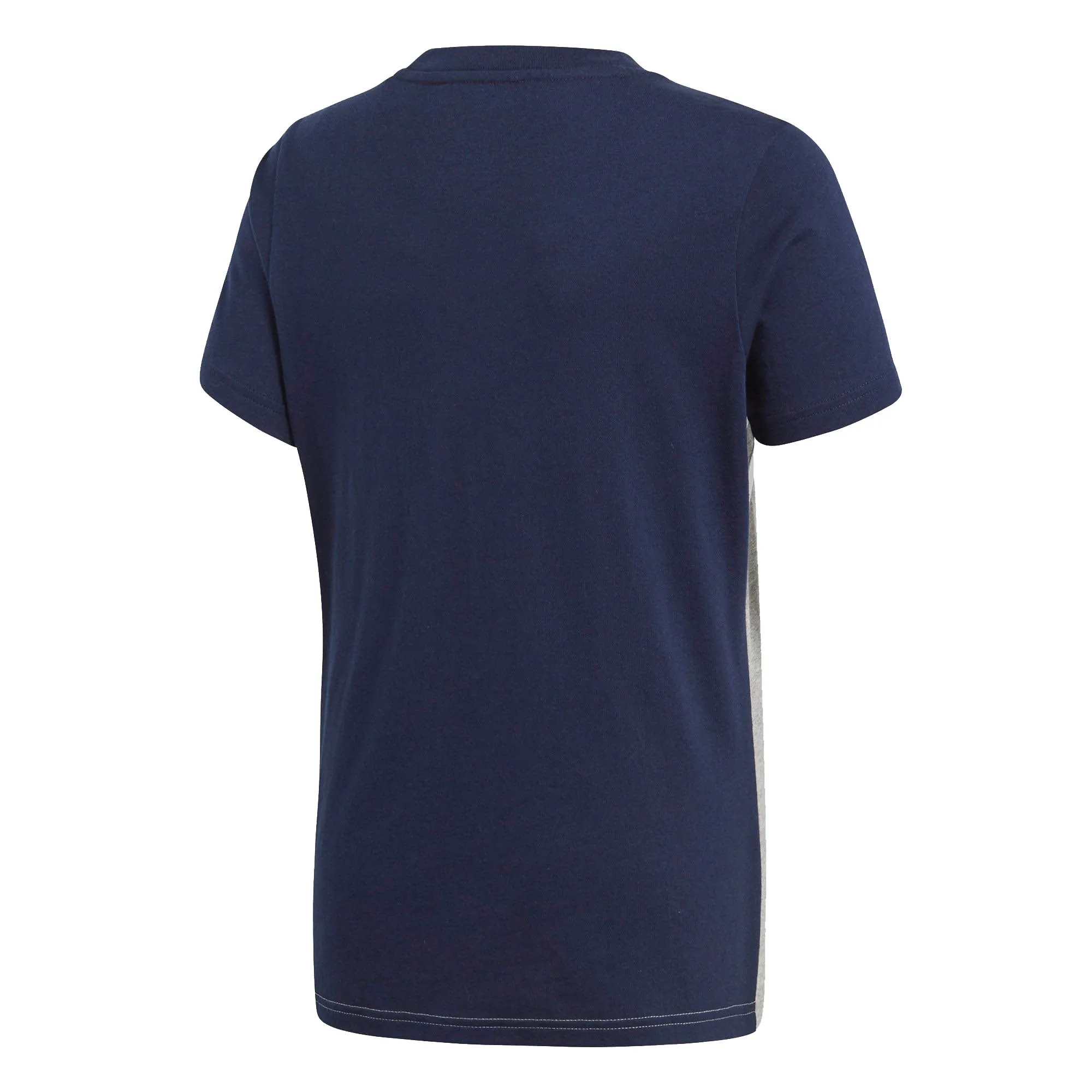 Adidas Originals Youth Fleece Tee Collegiate Navy/Medium Grey Heather/White
