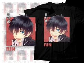 Anime Design Png Digital Download Featuring Rin in Eye-Catching Style