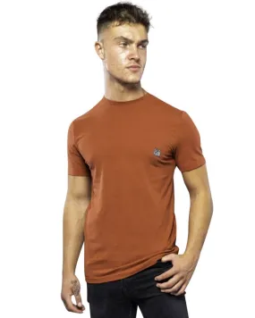 Antonio Falcone Simeone Short Sleeved T-shirt With Crew Neckline Chilli-oil