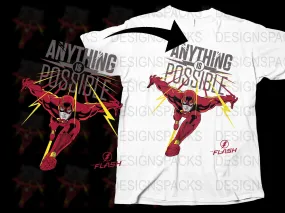 Anything Is Possible The Flash Graphic Png Digital Download