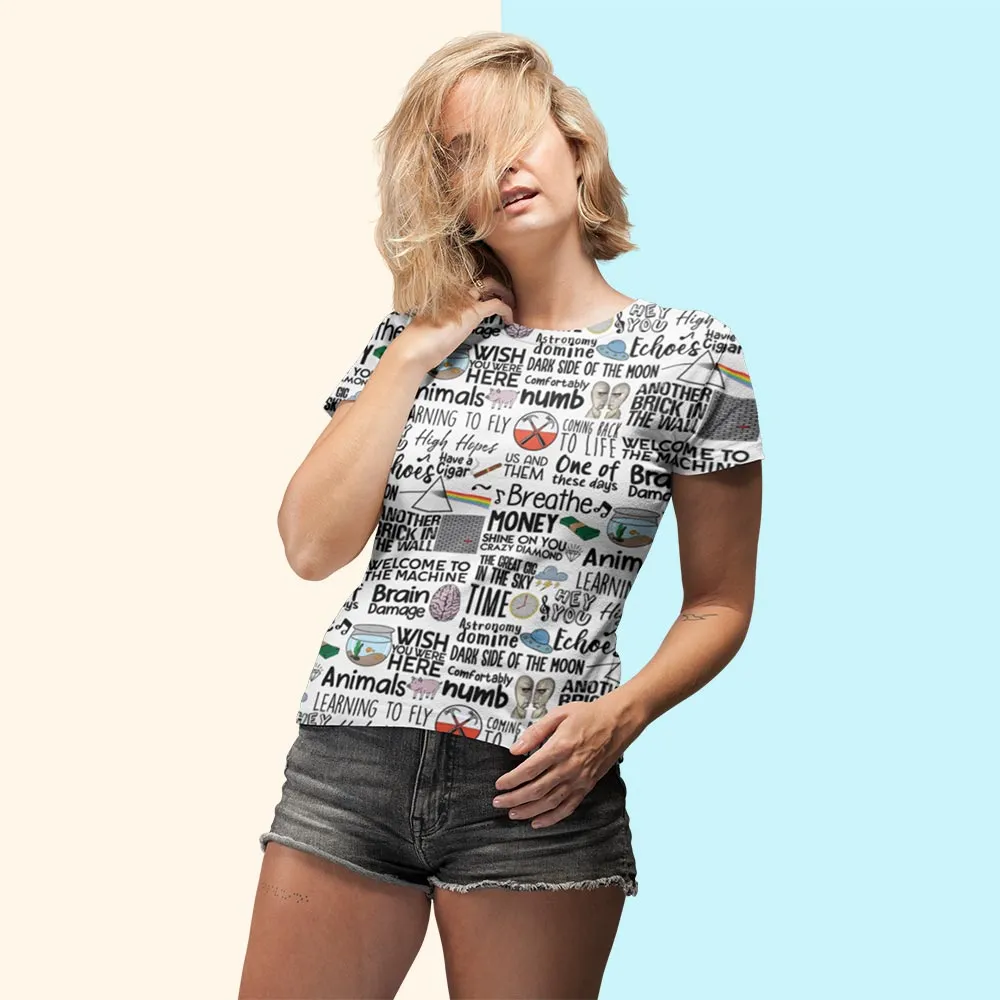 AOP T-shirt - The Dark Side Of Doodle