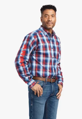 Ariat Mens Pro Series Team Corey Fitted Long Sleeve Shirt