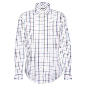 Barbour Eldon Tailored Fit Mens Shirt - Dark Thistle