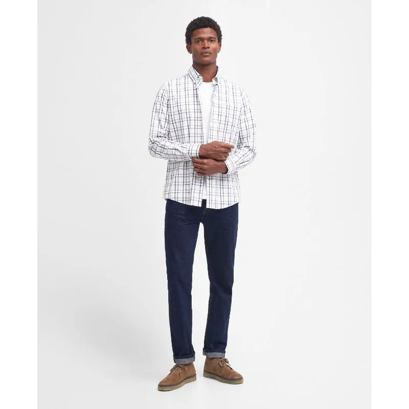 Barbour Eldon Tailored Fit Mens Shirt - Dark Thistle