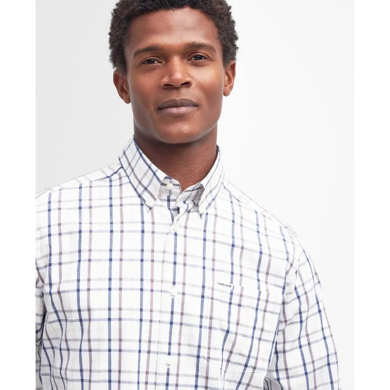 Barbour Eldon Tailored Fit Mens Shirt - Dark Thistle