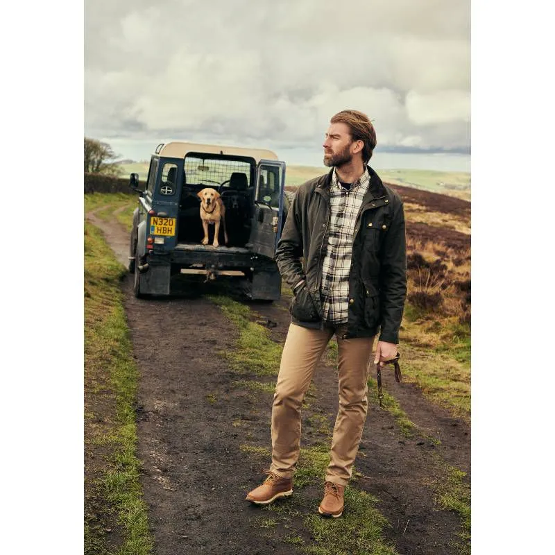 Barbour Falstone Tailored Fit Mens Shirt - Stone