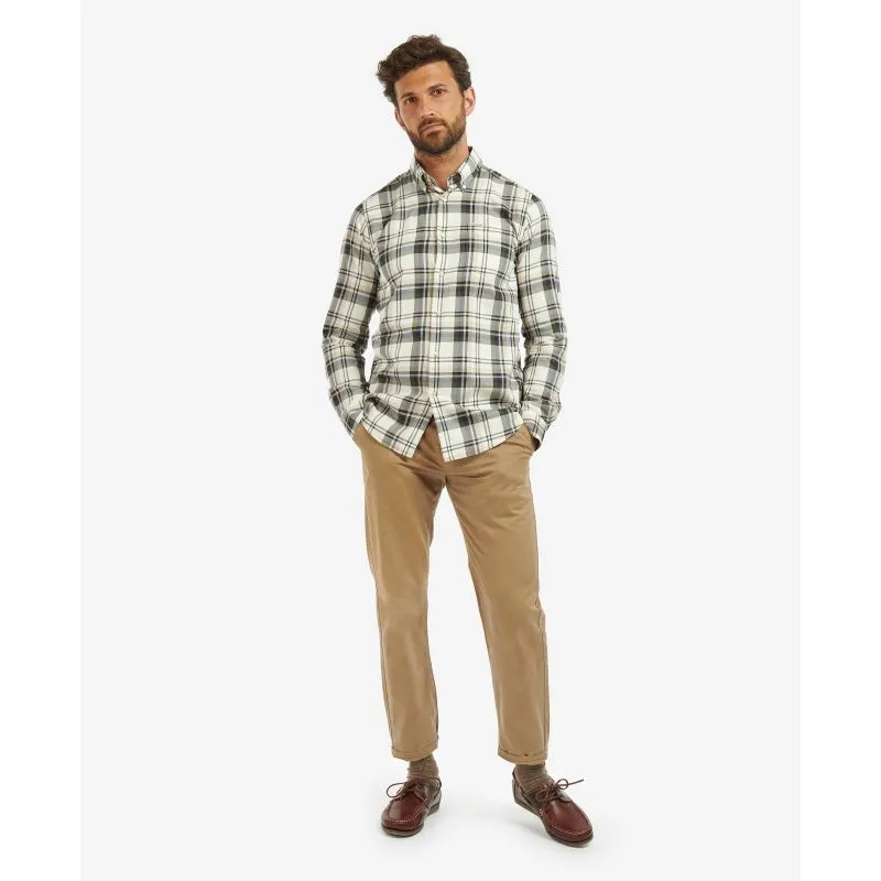 Barbour Falstone Tailored Fit Mens Shirt - Stone