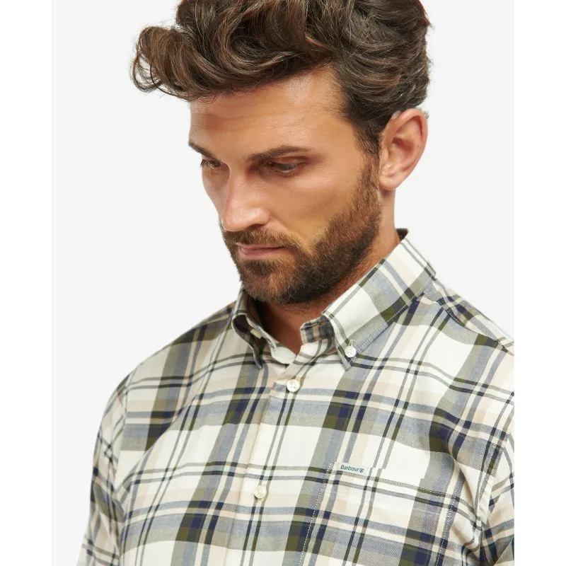Barbour Falstone Tailored Fit Mens Shirt - Stone