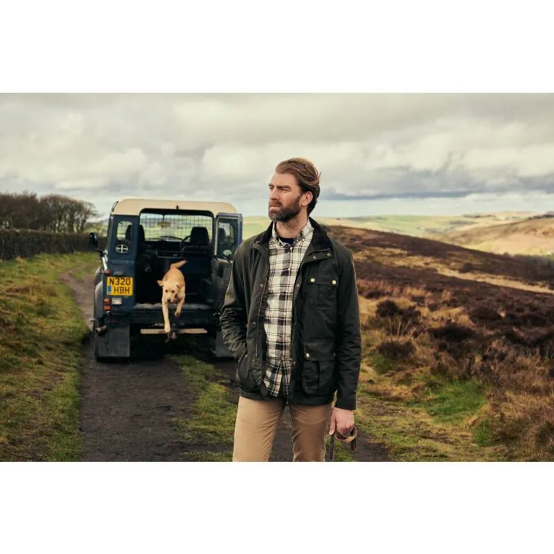 Barbour Falstone Tailored Fit Mens Shirt - Stone