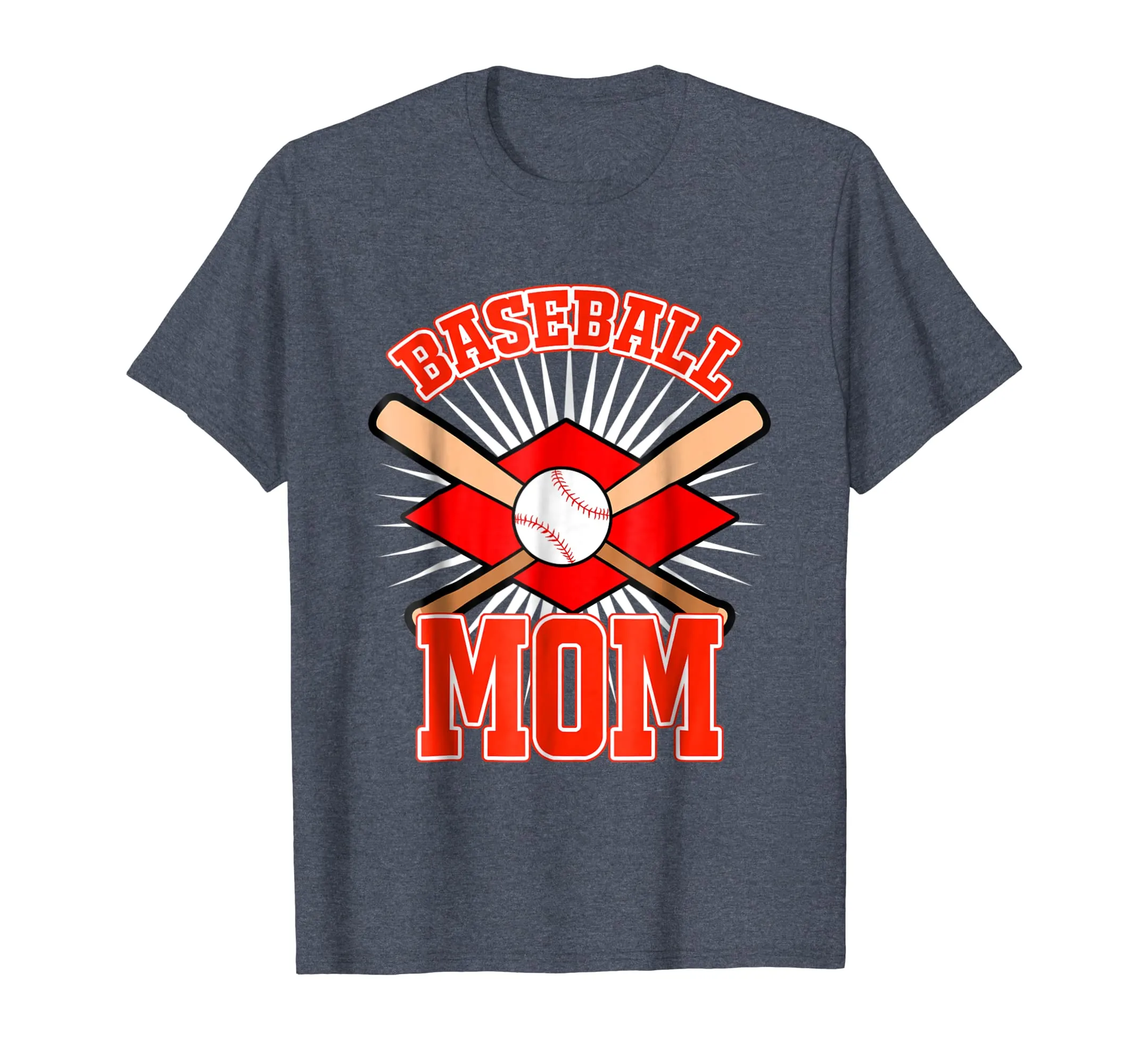 Baseball Mom Funny Mother Sport Softball Kids League T Shirt