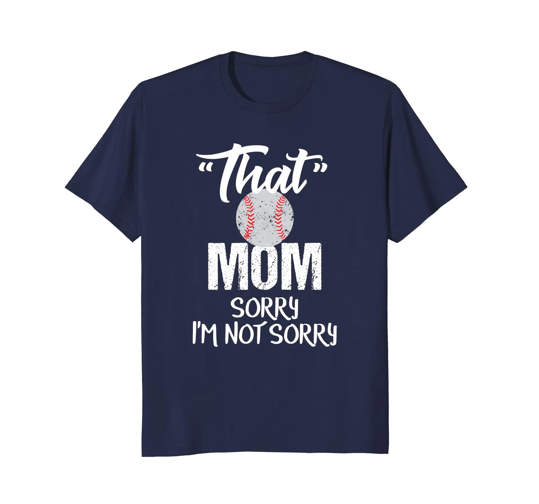 Baseball Team Mom Funny Mother's Day Gift Tshirt for Women