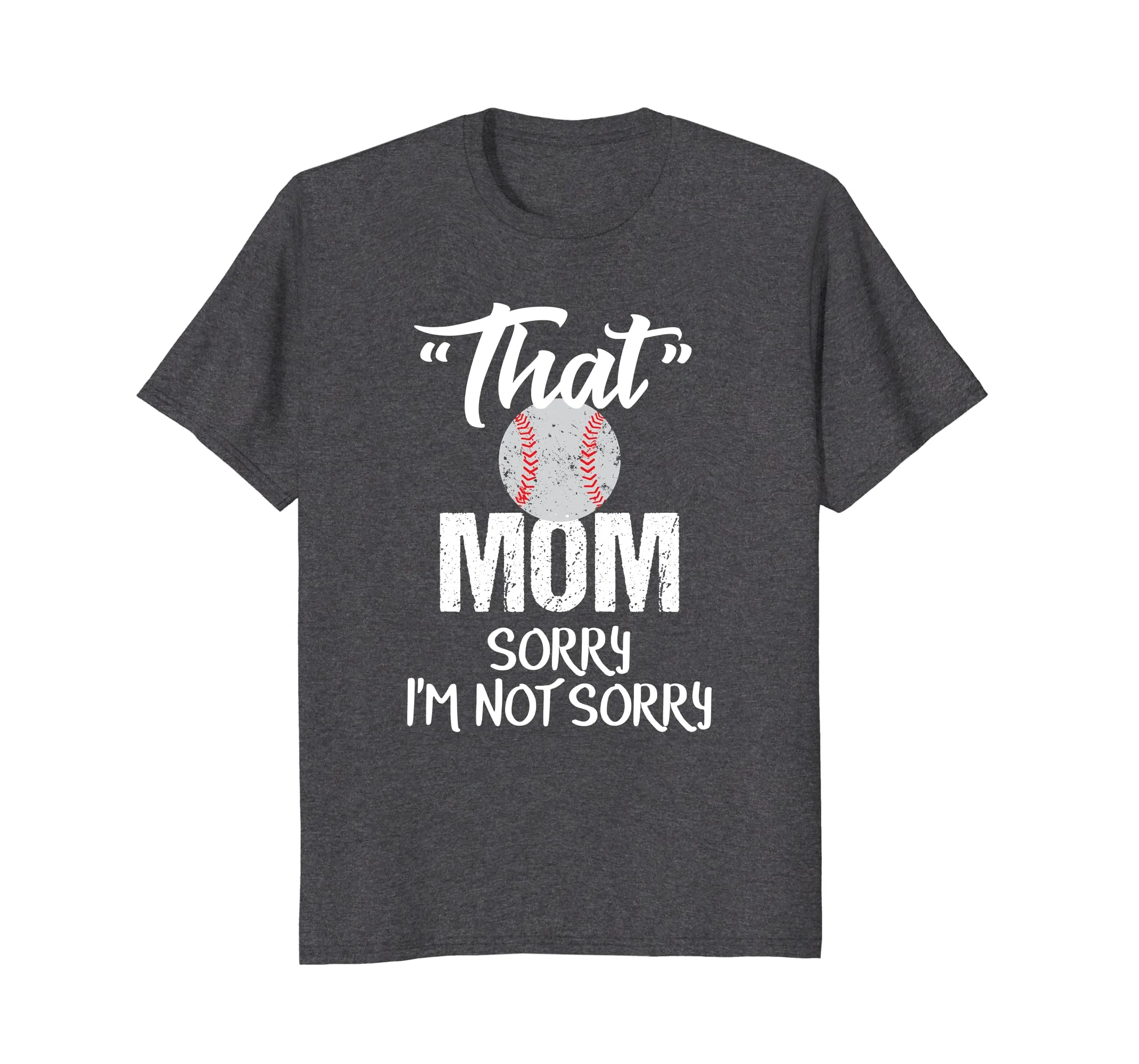 Baseball Team Mom Funny Mother's Day Gift Tshirt for Women