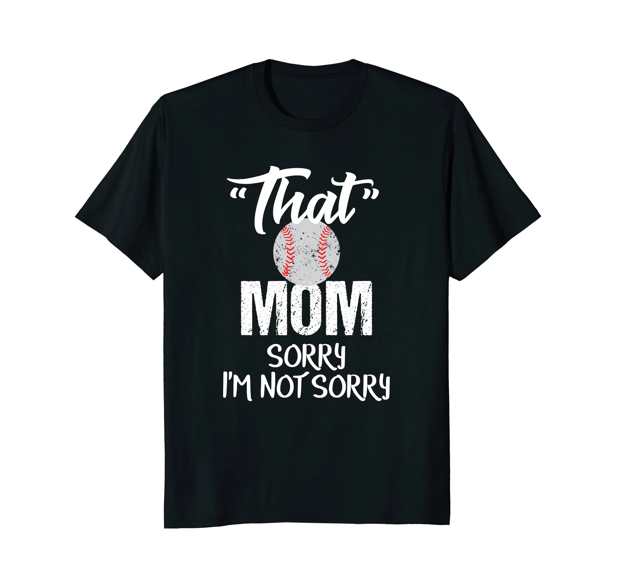 Baseball Team Mom Funny Mother's Day Gift Tshirt for Women