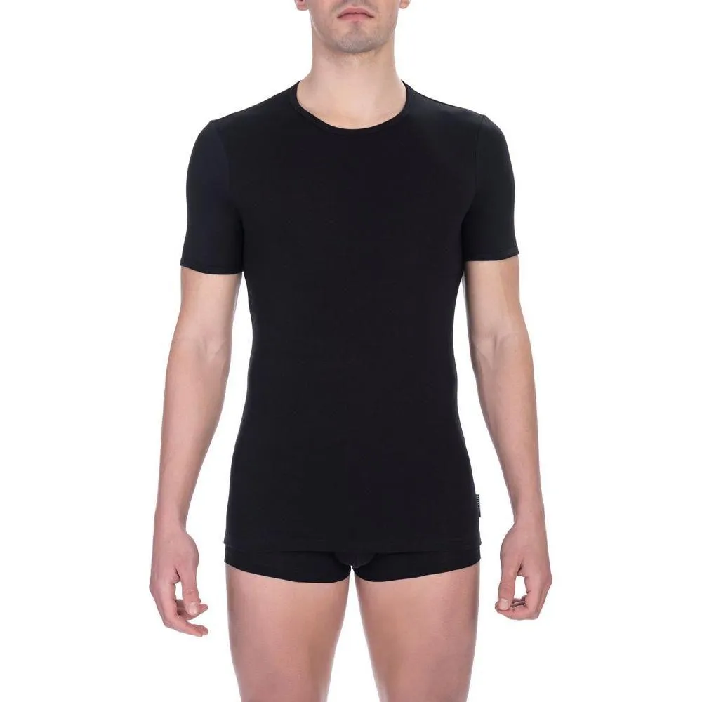 Bikkembergs "Black Cotton Men T-Shirt"