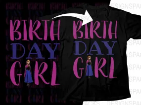 Birthday Girl Character Png Digital Download