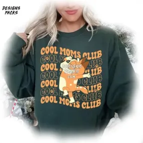 Bluey Dad Bluey Mom For Mothers Day Bluey Cool Mom Club PNG Design