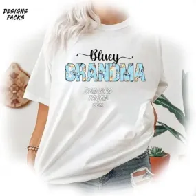 Bluey Grannies Bluey Mother’s Day Bluey Grandma Sublimation PNG Design