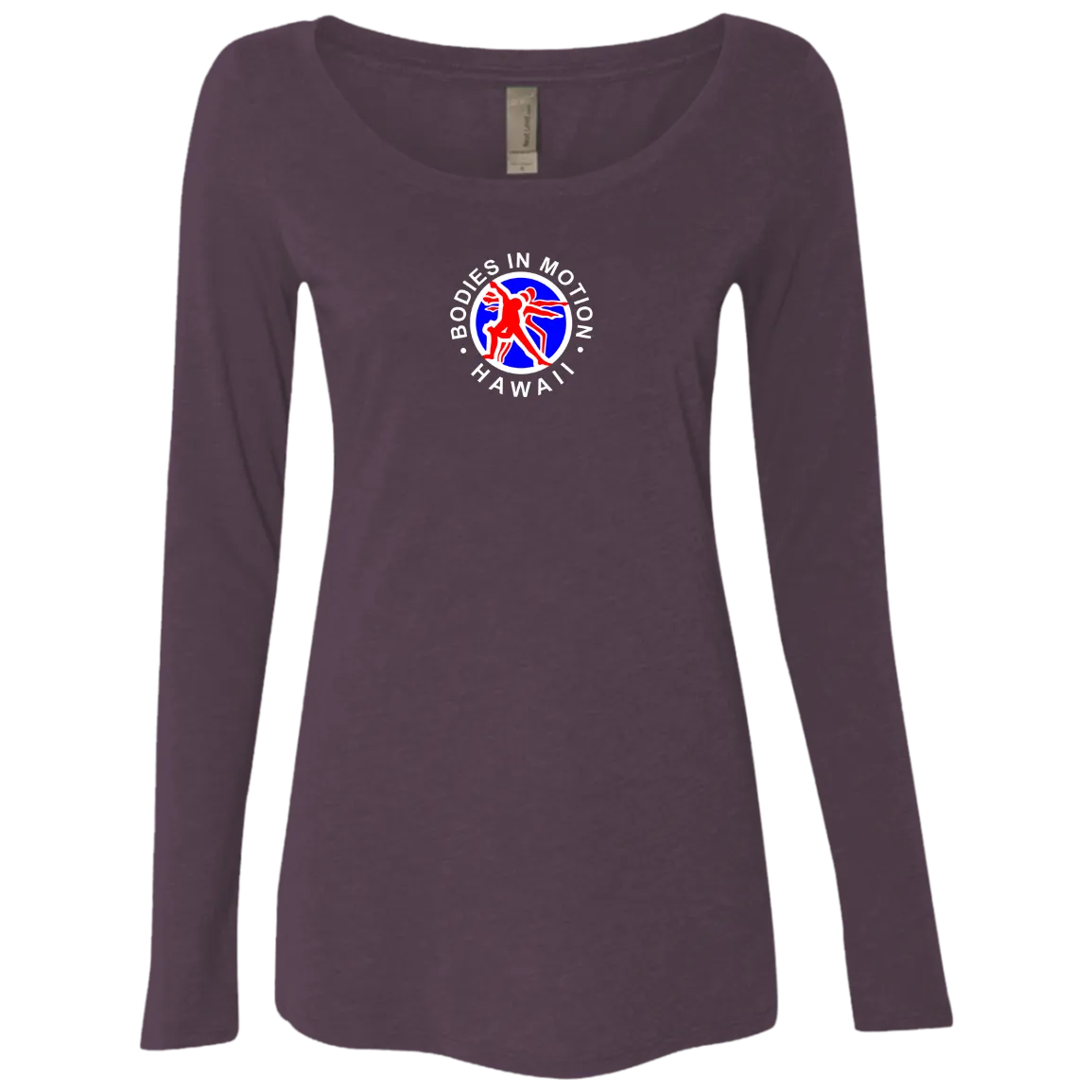 Bodies in Motion Ladies' Triblend Long Sleeve Scoop