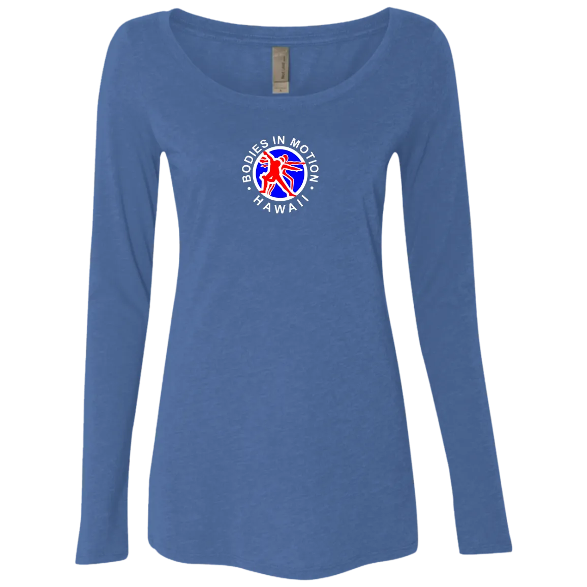 Bodies in Motion Ladies' Triblend Long Sleeve Scoop