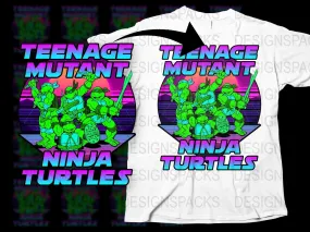 Bold and Colorful Teenage Mutant Ninja Turtles Png Digital Download