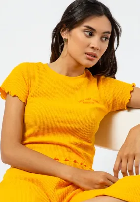 Check Textured Top
