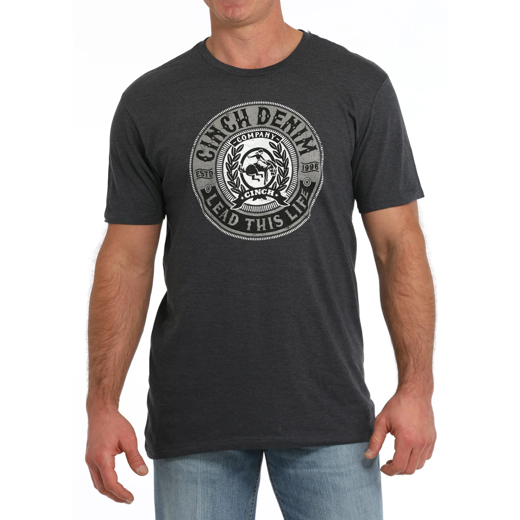 Cinch Men's Navy Lead Life T-Shirt