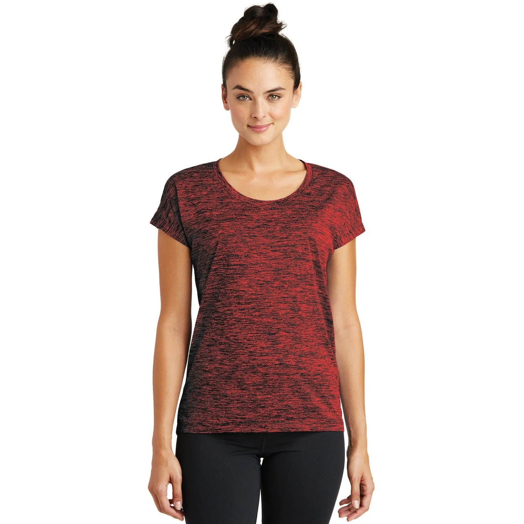 CLOSEOUT - Sport-Tek Ladies PosiCharge Electric Heather Sporty Tee