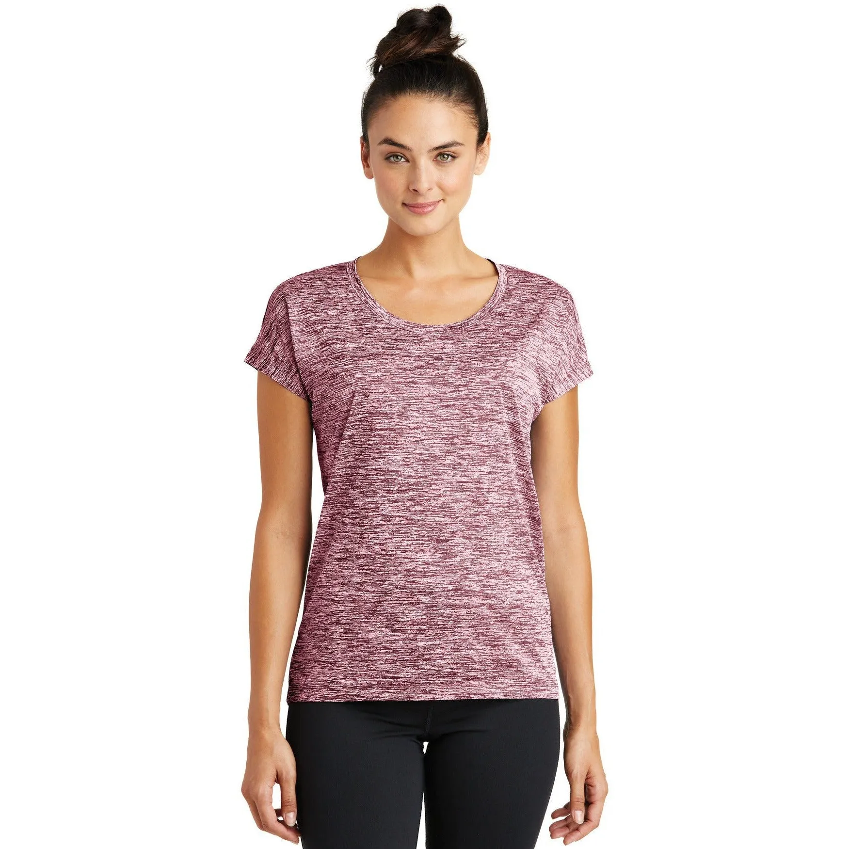 CLOSEOUT - Sport-Tek Ladies PosiCharge Electric Heather Sporty Tee