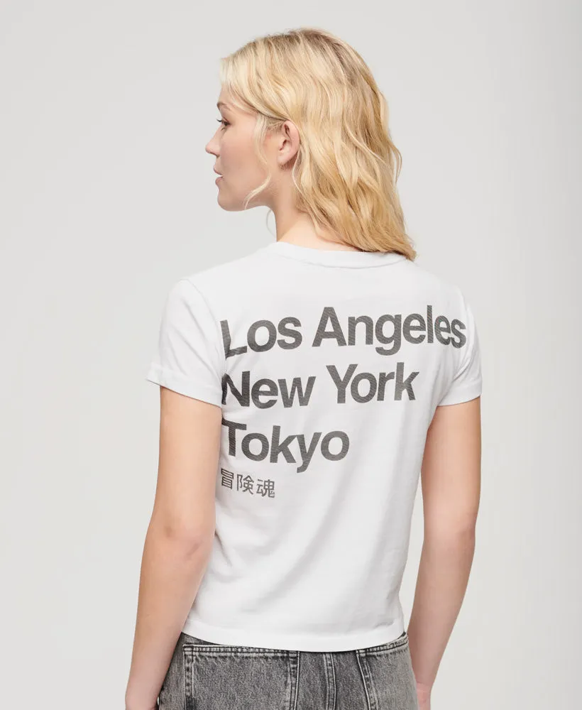 Core Logo City T-Shirt - Brilliant White