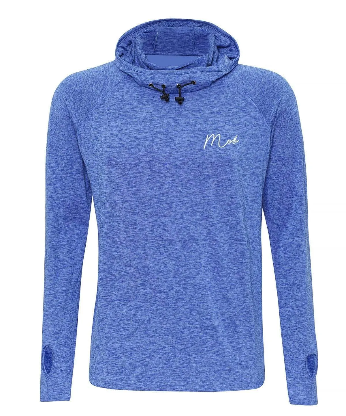 Cowl Neck Mens Gym Top Light Royal