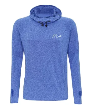 Cowl Neck Mens Gym Top Light Royal