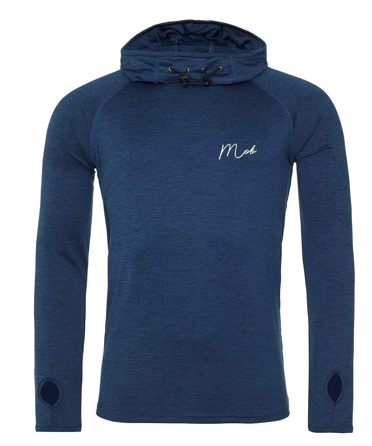 Cowl Neck Mens Gym Top Navy