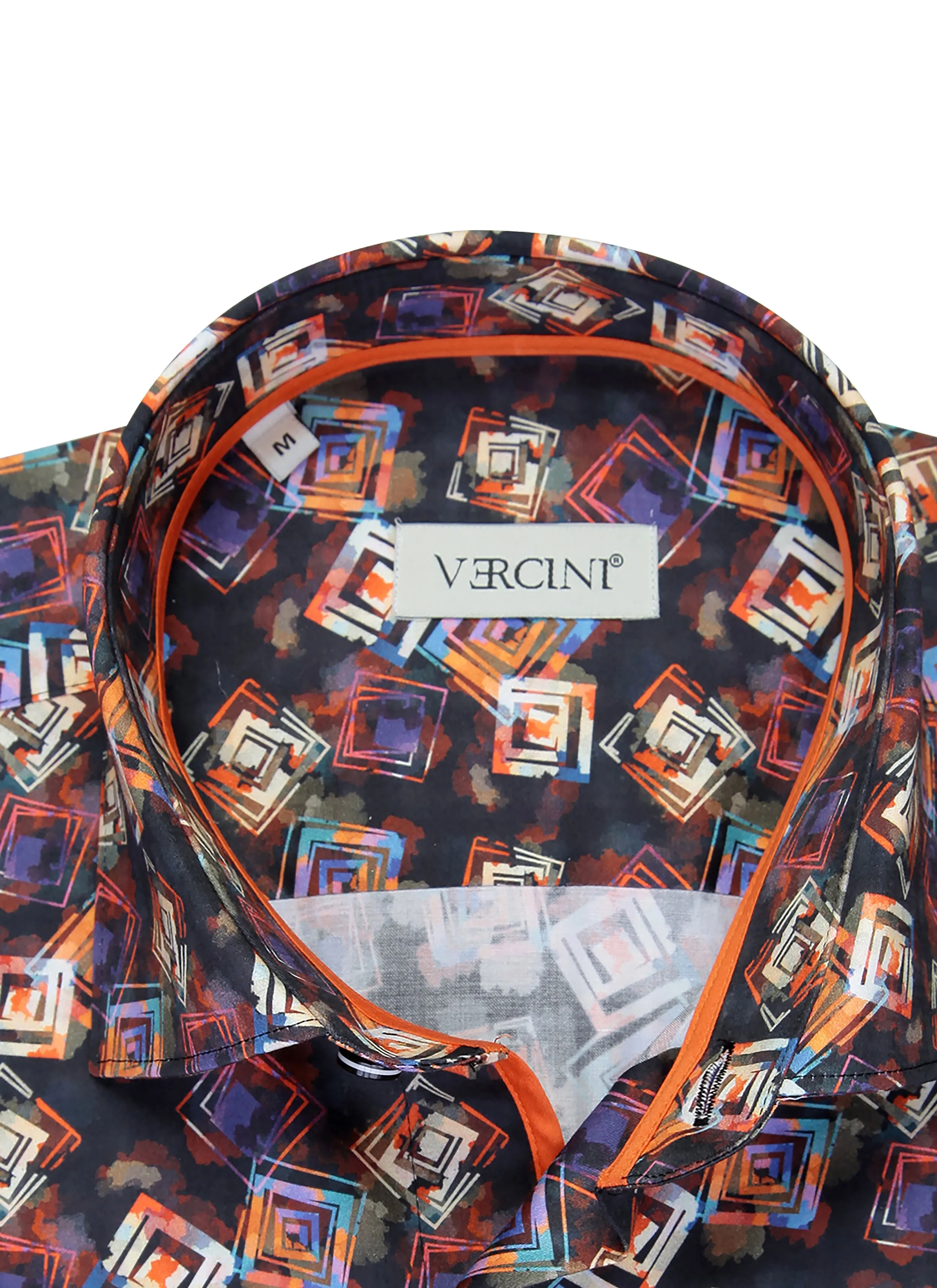 Cubist Charm Men's Casual Shirt