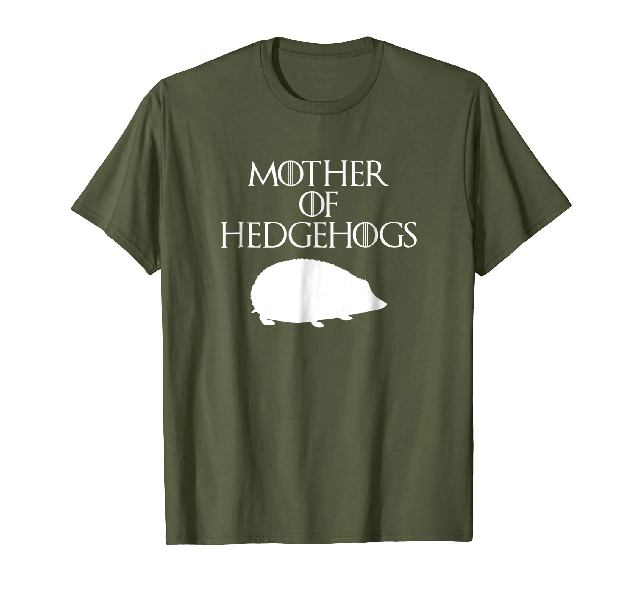 Cute &amp; Unique White Mother of Hedgehog T-shirt E010435