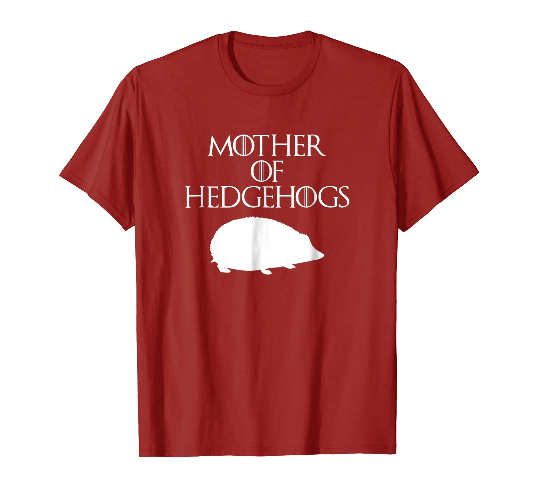 Cute &amp; Unique White Mother of Hedgehog T-shirt E010435