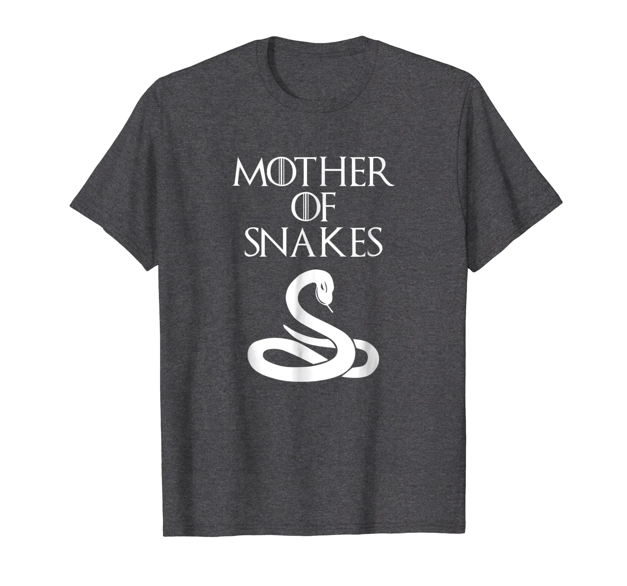 Cute &amp; Unique White Mother of Snake T-shirt E010507