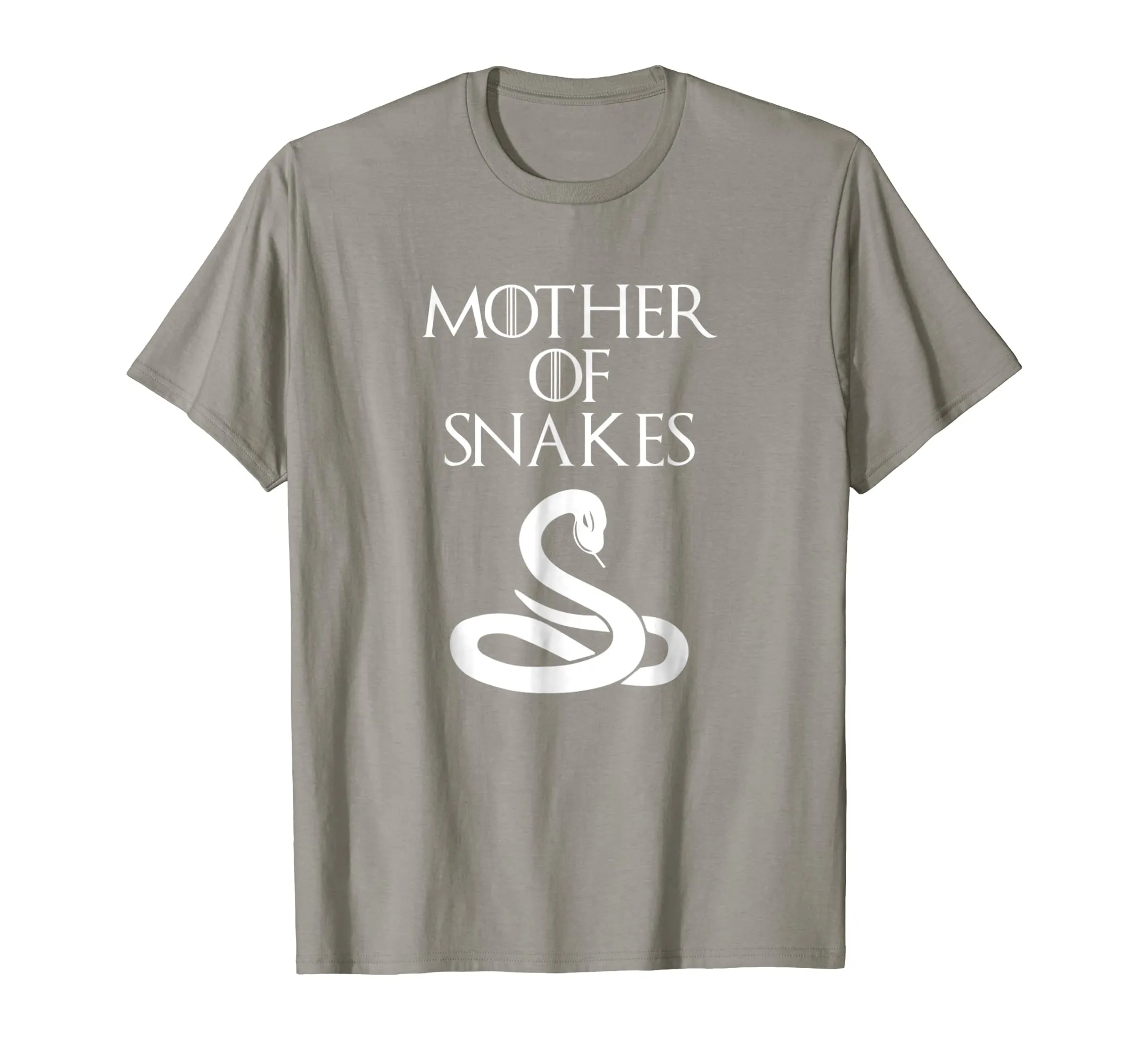 Cute &amp; Unique White Mother of Snake T-shirt E010507