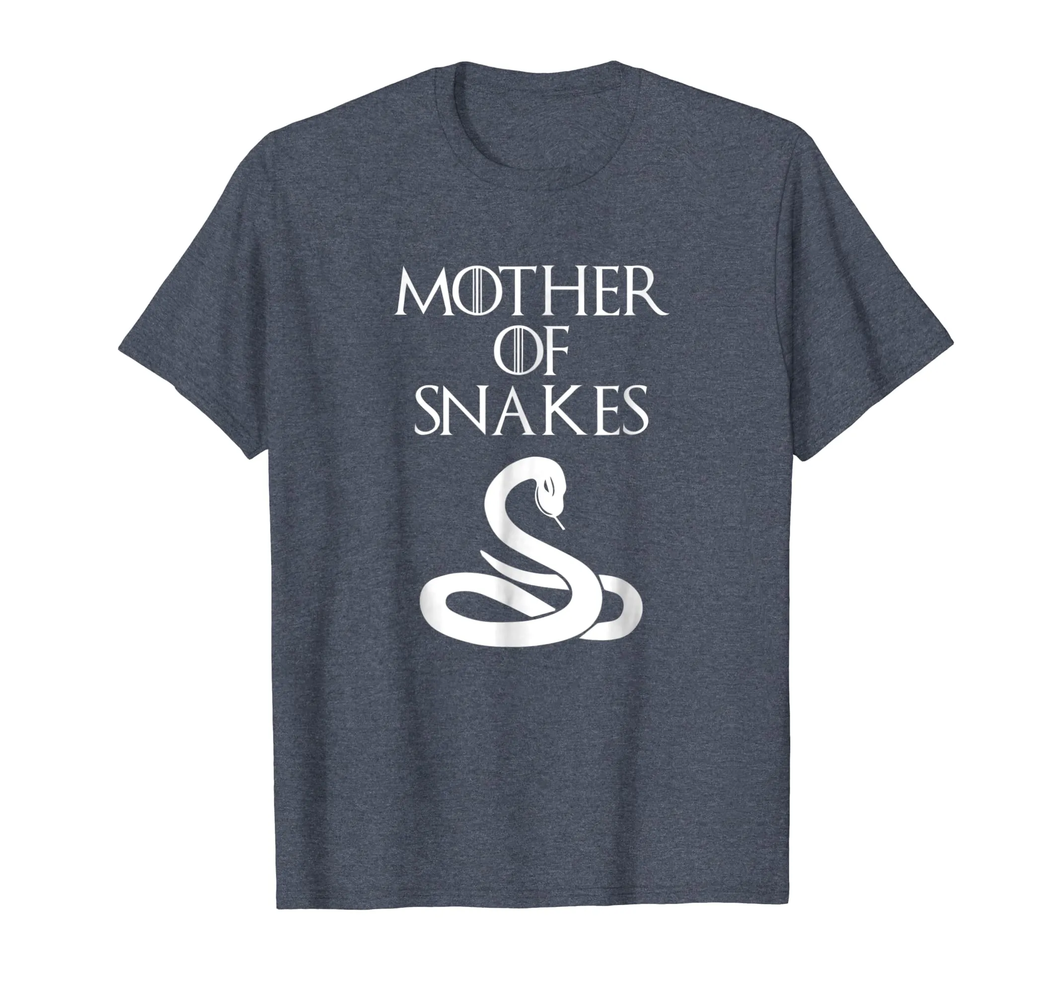 Cute &amp; Unique White Mother of Snake T-shirt E010507