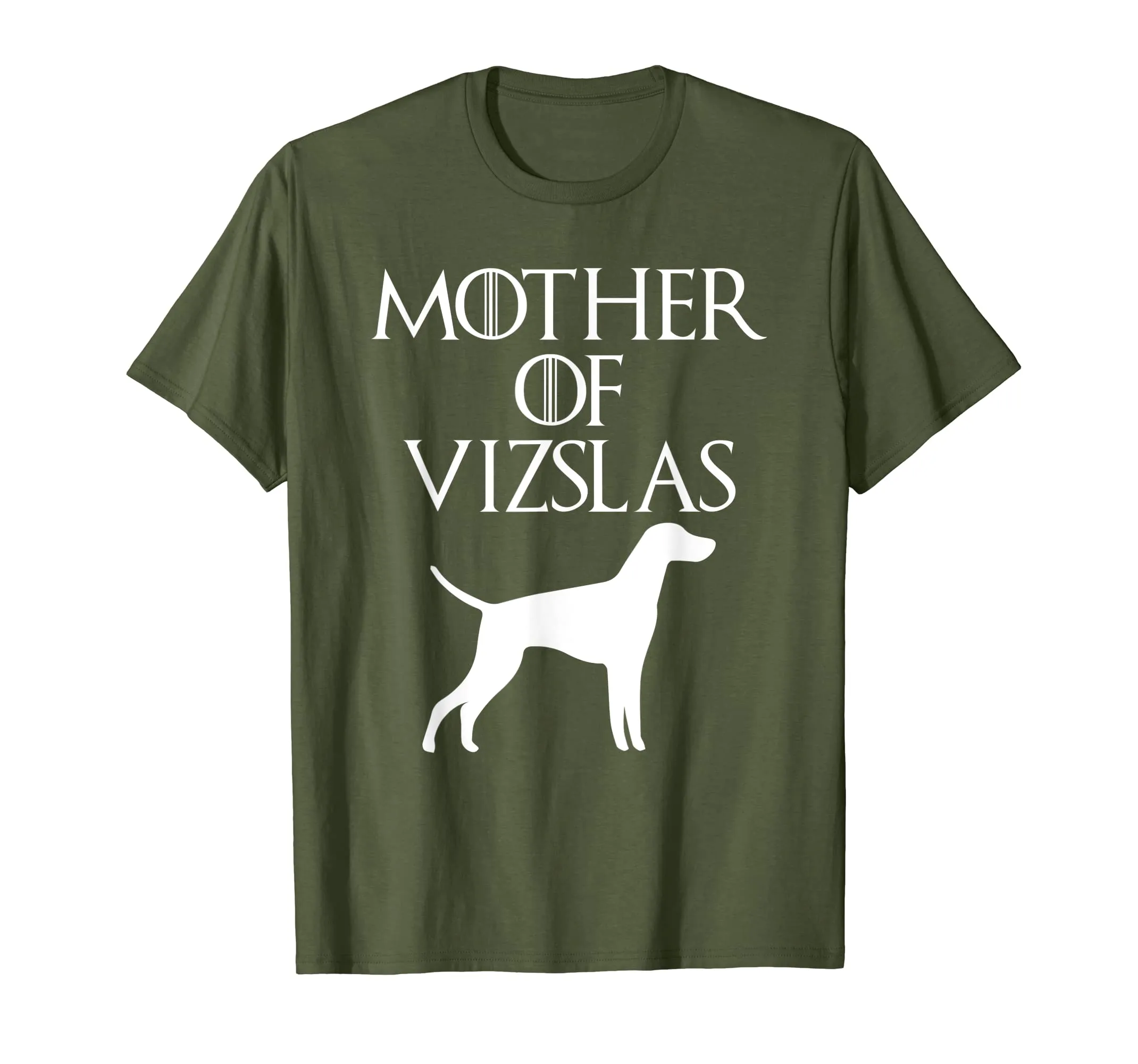 Cute &amp; Unique White Mother of Vizslas T-shirt E010788