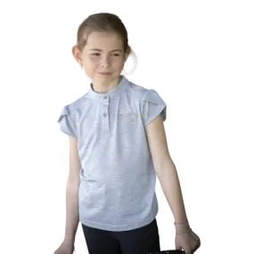 Eden by Pénélope - Polo manches courtes enfant Julieta gris