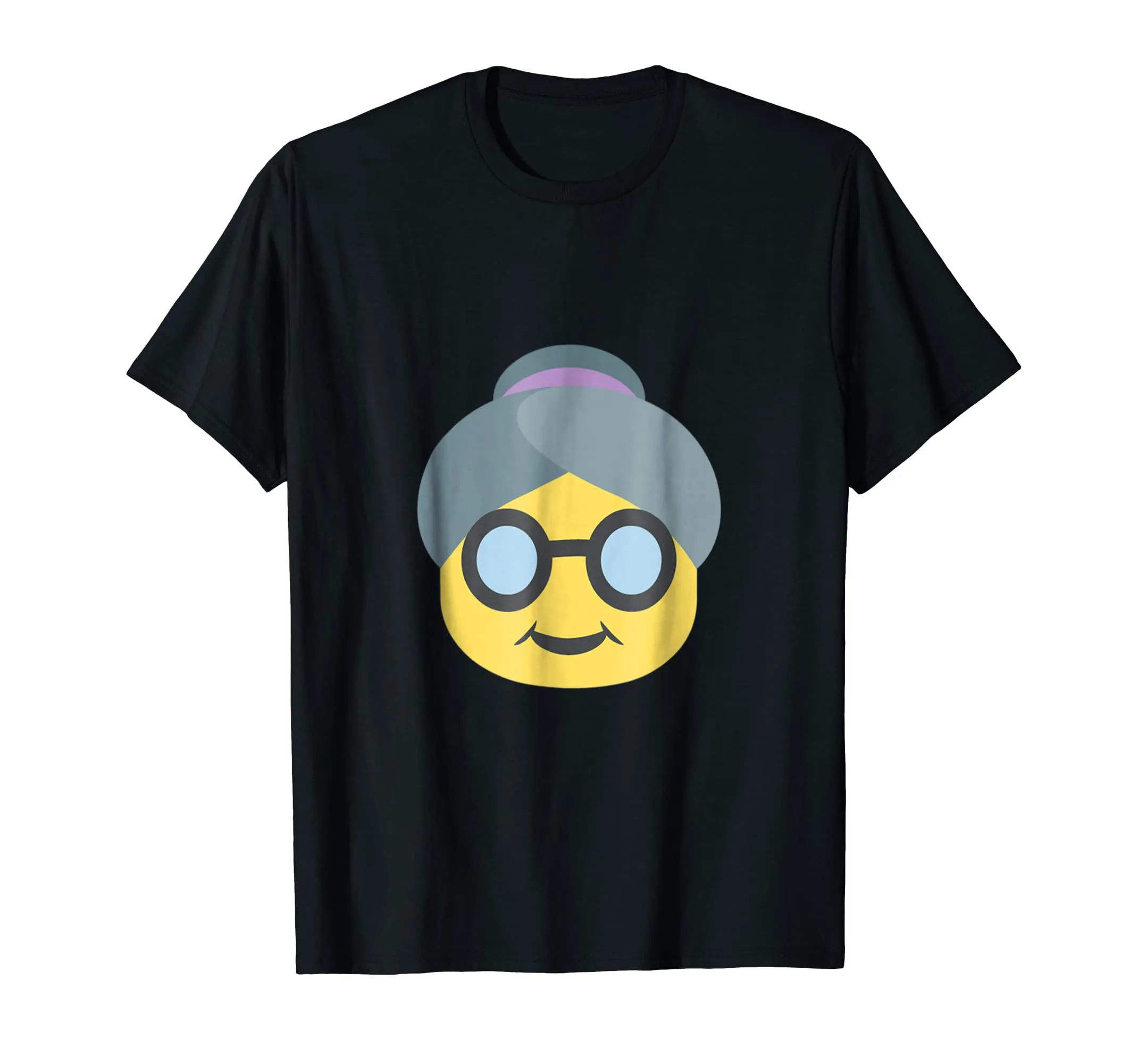 Emoji Grandma T Shirt Grandparents Grandpa Mother Old