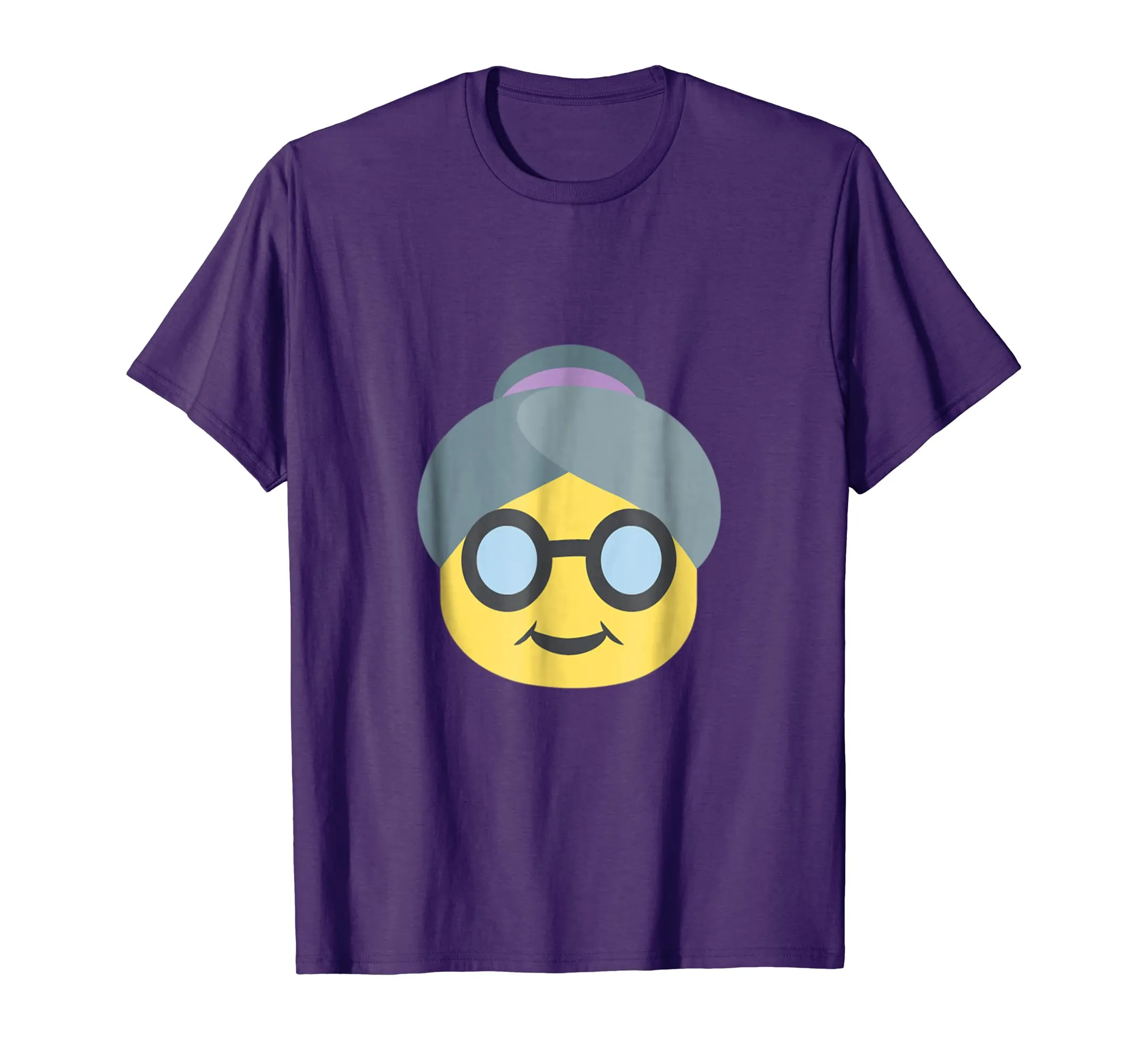 Emoji Grandma T Shirt Grandparents Grandpa Mother Old