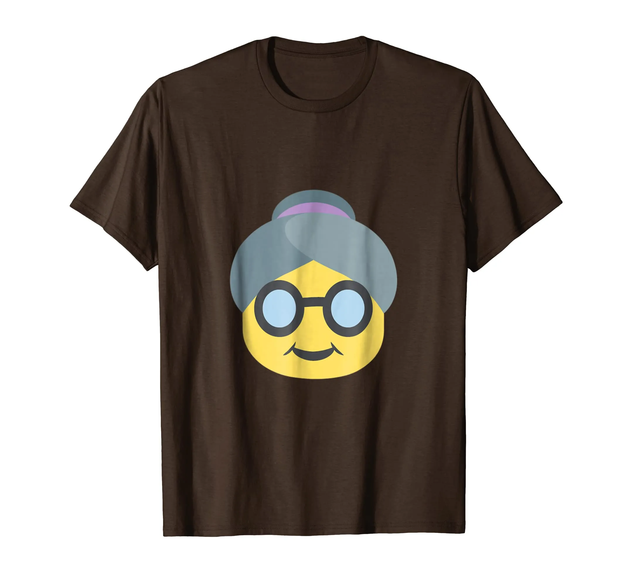Emoji Grandma T Shirt Grandparents Grandpa Mother Old