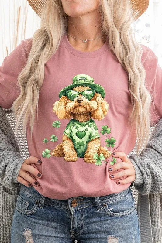 Explore More Collection - GoldenDoodle Lucky Dog Graphic Tee