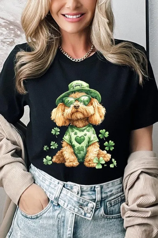 Explore More Collection - GoldenDoodle Lucky Dog Graphic Tee