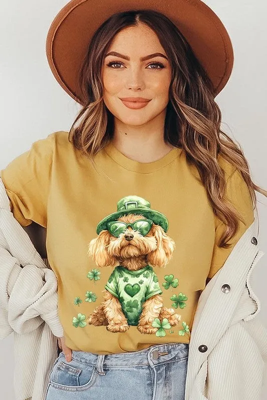 Explore More Collection - GoldenDoodle Lucky Dog Graphic Tee